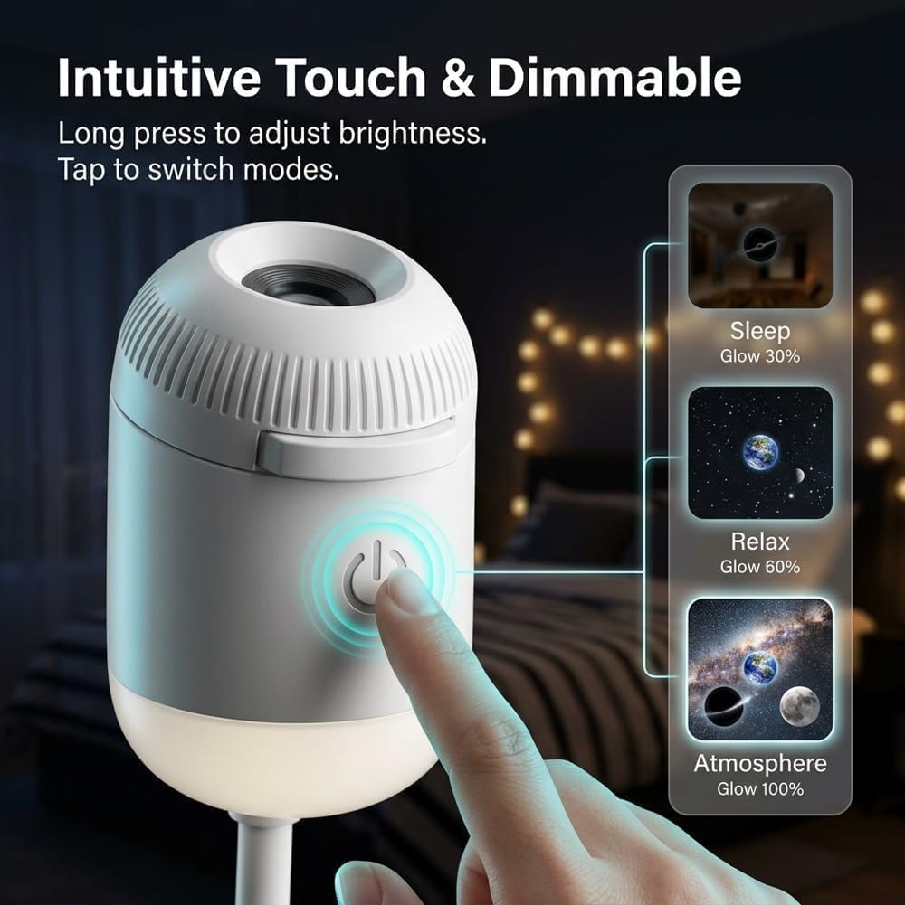 Portable Mini USB Starry Sky Projection Lamp مصباح إسقاط صغير محمول يعمل بـ USB بنمط السماء المرصعة بالنجوم