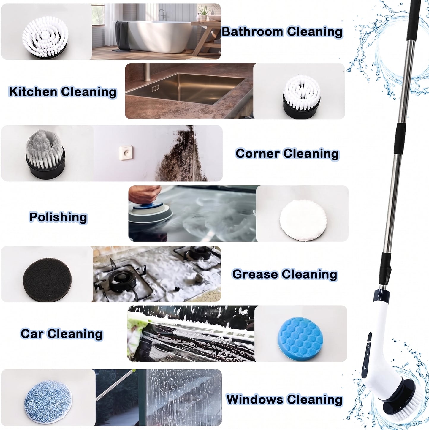 Electric Cleaning Brush فرشاة تنظيف كهربائية